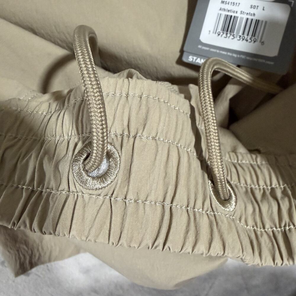 New Balance Shorts Size Large Mens Light Brown Woven 5" Athletic, Authentic - Picture 4 of 6